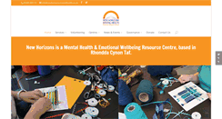 Desktop Screenshot of newhorizons-mentalhealth.co.uk